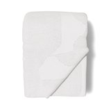 Ann Gish White / White 96x50 Lantern Throw