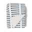 Ann Gish White/Blue 96x50 Latera Throw