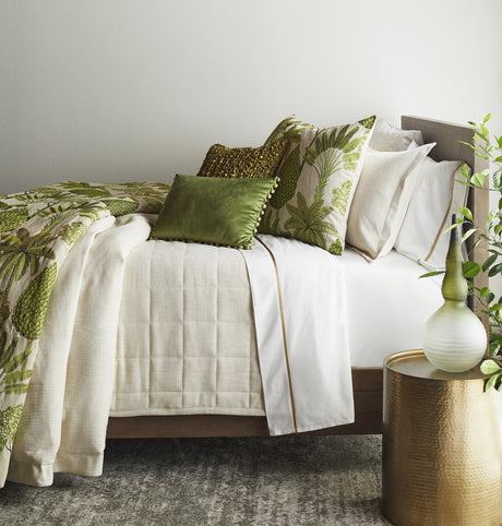 Ann Gish Leaf 96x50 Majorelle Throw