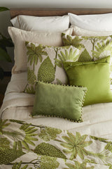 Ann Gish Leaf 96x50 Majorelle Throw