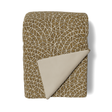 Ann Gish Gold/Charcoal 96x50 Ornament Throw