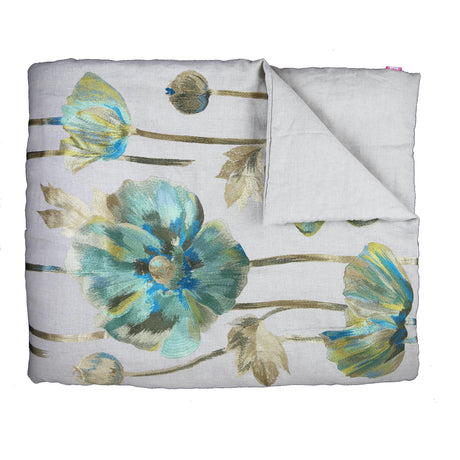 Ann Gish Azure 96x50 Opium Throw