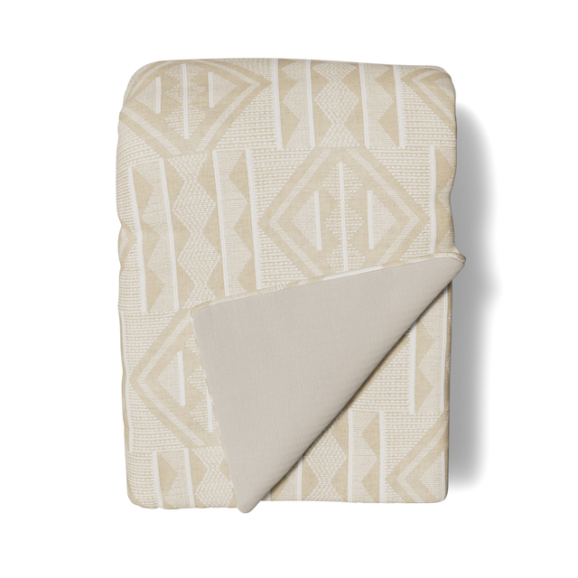 Ann Gish Natural 96x50 Prestige Throw