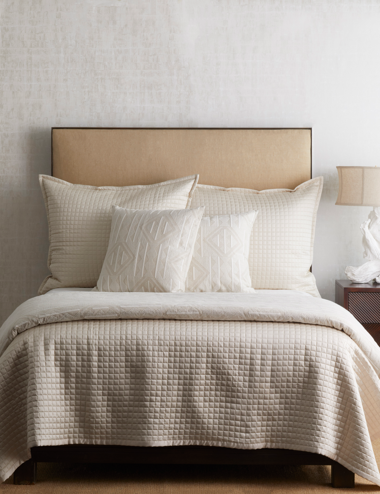 Ann Gish Natural 96x50 Prestige Throw