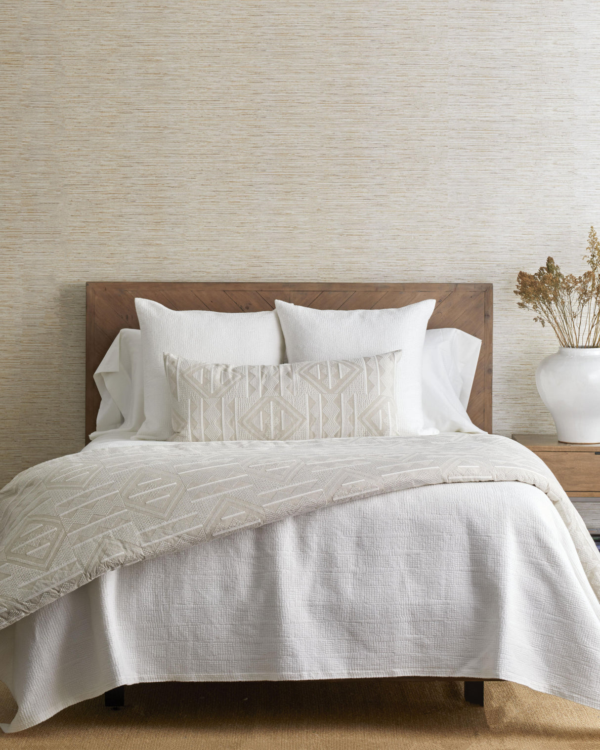 Ann Gish Natural 96x50 Prestige Throw