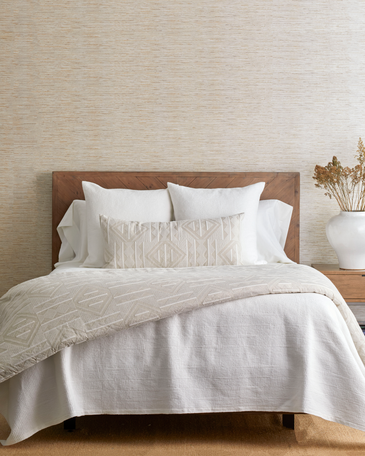 Ann Gish Natural 96x50 Prestige Throw