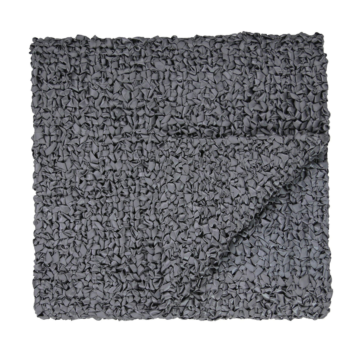 Ann Gish Charcoal 96x24 Ribbon Knit Throw