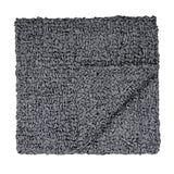 Ann Gish Charcoal 96x24 Ribbon Knit Throw