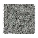 Ann Gish Dark Grey 96x24 Ribbon Knit Throw