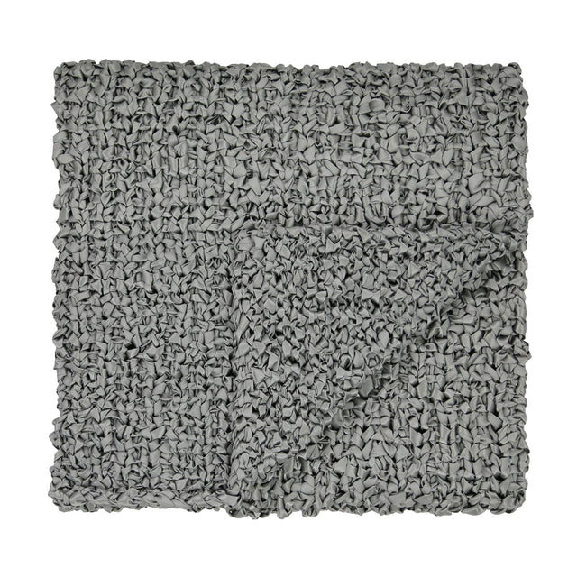 Ann Gish Dark Grey 96x24 Ribbon Knit Throw