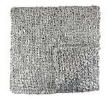 Ann Gish Silver 96x24 Ribbon Knit Throw