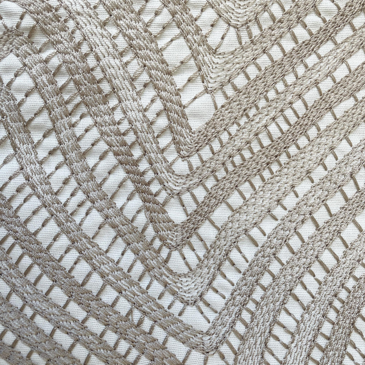 Ann Gish Taupe 96x50 Retortoli Throw