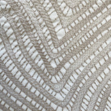 Ann Gish Taupe 96x50 Retortoli Throw