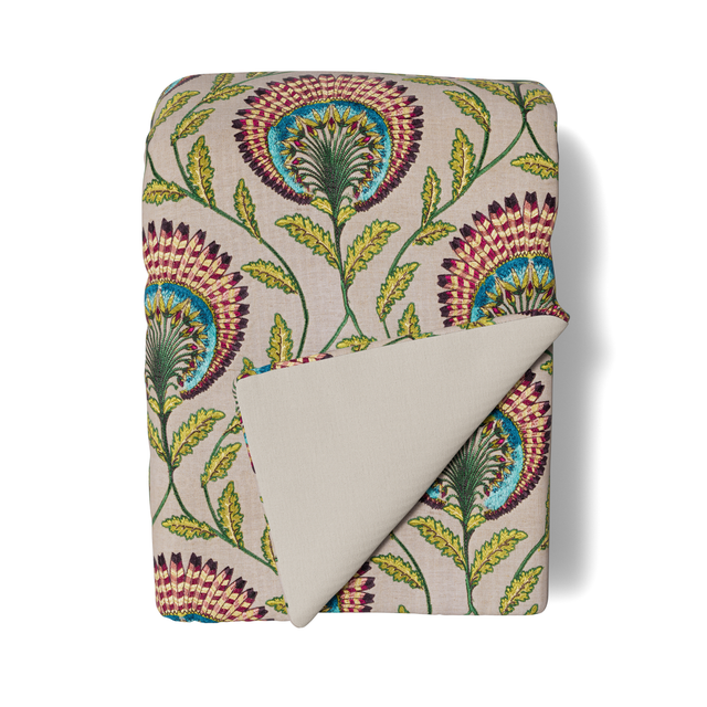 Ann Gish Multi 96x50 Tavus Throw