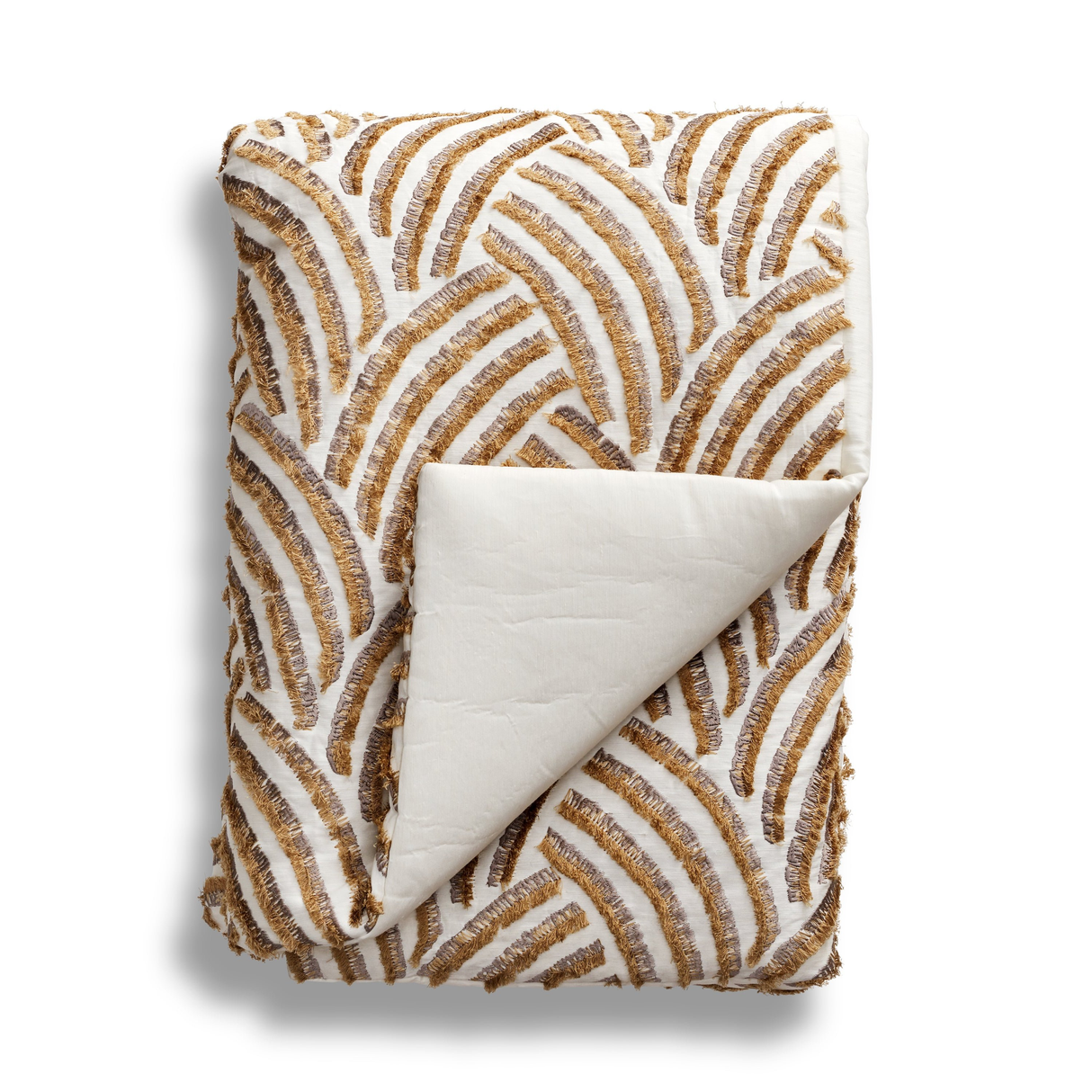 Ann Gish Gold/Silver 96x50 Trevi Throw