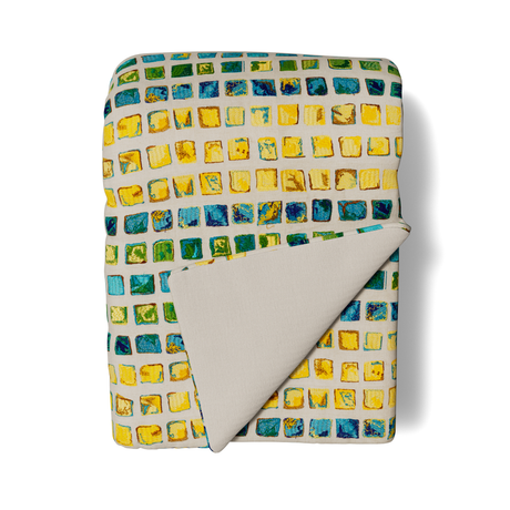Ann Gish Multi 96x50 Tesserae Mosaic Throw