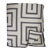 Ann Gish Charcoal/Pumice 94x52 Unmazed Throw