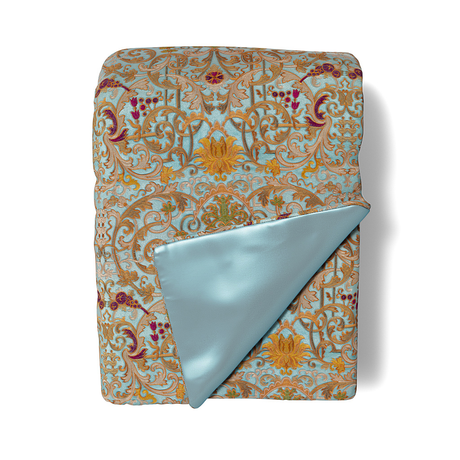 Ann Gish Blue 96x50 Venezia Throw