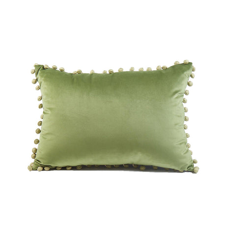 Ann Gish Sage 20x14 Ball Trim Pillow