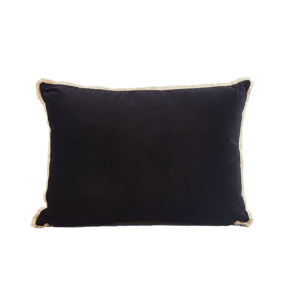 Ann Gish Black 22x16 Black Velvet Pillow