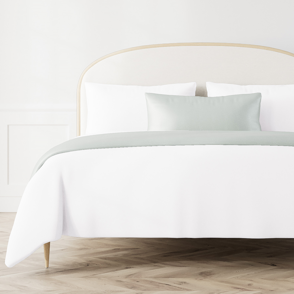 Ann Gish Blue 96x24,36x16 Dapple Bed Finisher