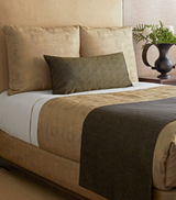 Ann Gish Black/Gold 96x24,36x16 Dapple Bed Finisher