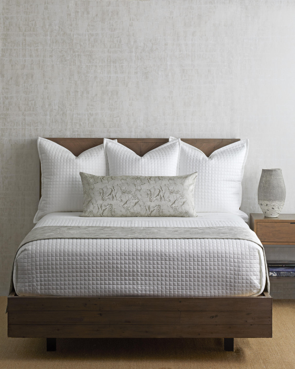 Ann Gish Silver 96x24,36x16 Waves Bed Finisher