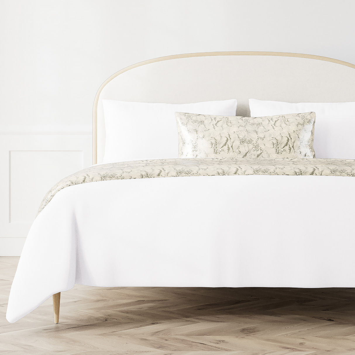 Ann Gish Silver 96x24,36x16 Waves Bed Finisher