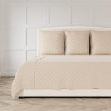 Ann Gish Sandstone King Baby Basket Coverlet Set - Sandstone