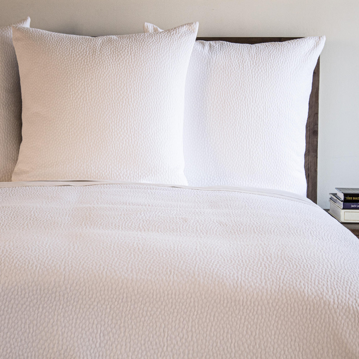 Ann Gish White Queen Bubble Matelasse Coverlet Set