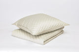 Ann Gish Ivory King Double Diamond Coverlet Set - Ivory