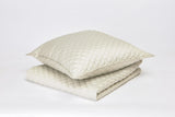 Ann Gish Ivory King Double Diamond Coverlet Set - Ivory