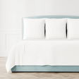 Ann Gish Ivory King Faux Flax Coverlet Set