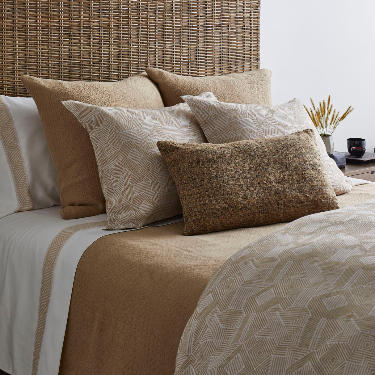 Ann Gish Sand Queen Great Hall Coverlet Set