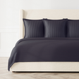 Ann Gish Black Queen Linea Coverlet Set