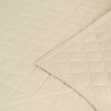 Ann Gish Ivory King Velvet Coverlet Set