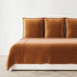 Ann Gish Amber Queen Velvet Coverlet Set