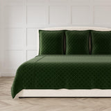 Ann Gish Pine Queen Velvet Coverlet Set