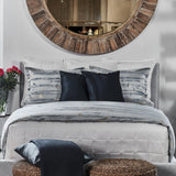 Ann Gish White Queen Texture Coverlet Set