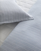 Ann Gish Blue Queen Aran Duvet Set