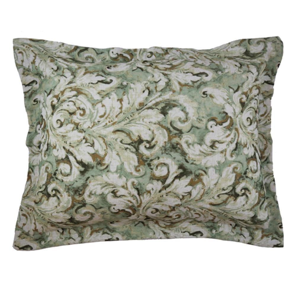 Ann Gish Sage King Acanthus Duvet Set