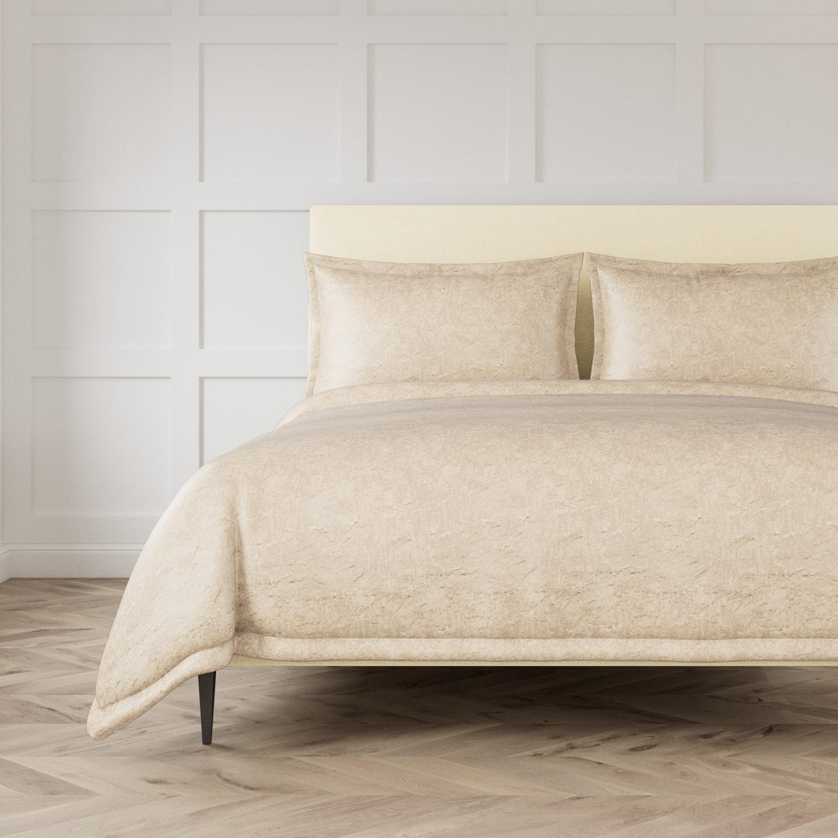 Ann Gish Ecru King Allure Duvet Set