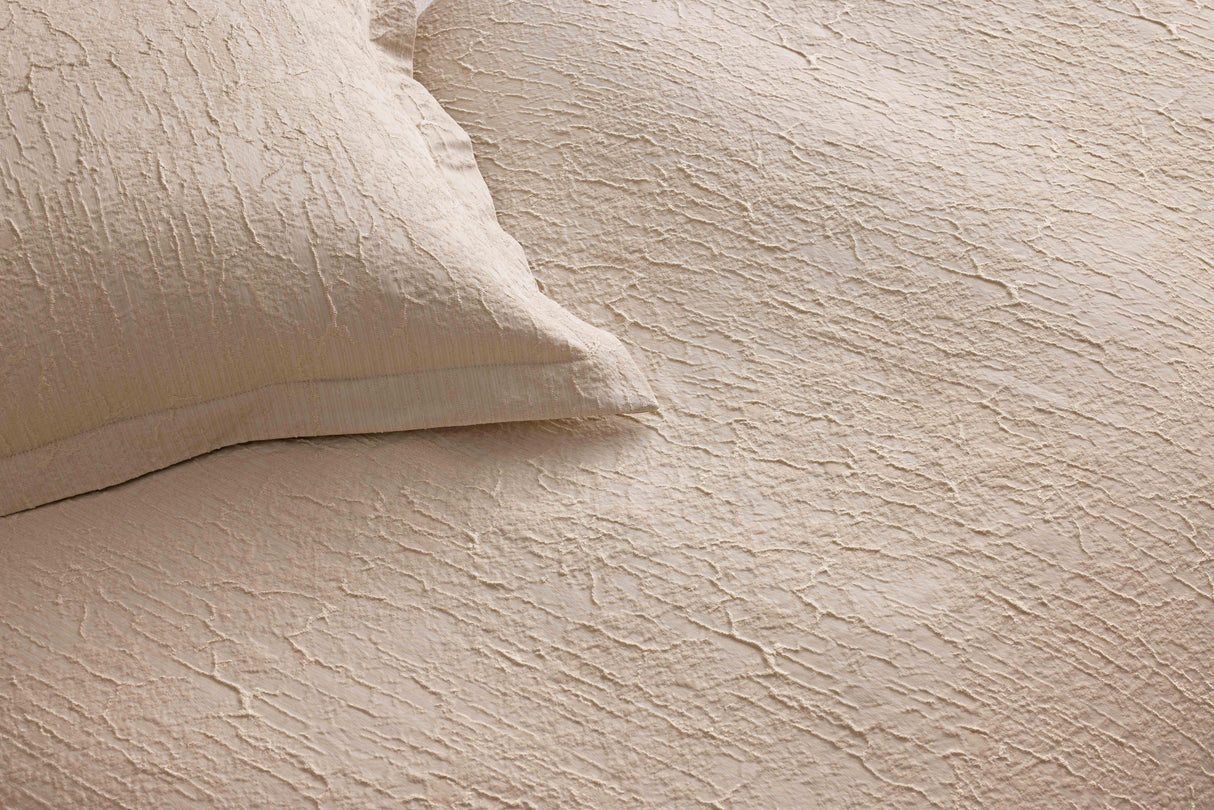 Ann Gish Ecru Queen Allure Duvet Set