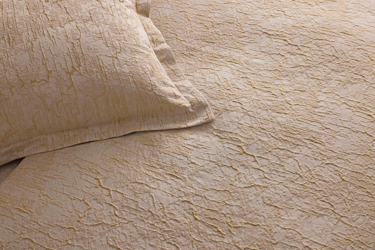 Ann Gish Gold Queen Allure Duvet Set