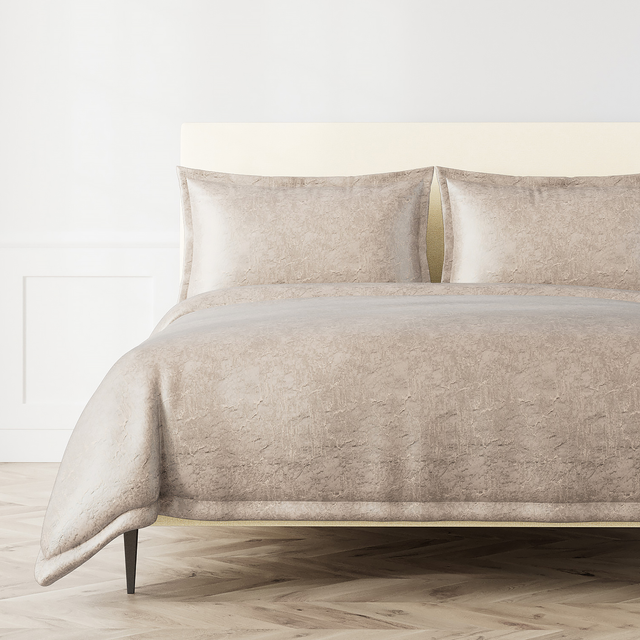 Ann Gish Grey Queen Allure Duvet Set