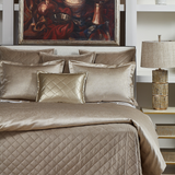 Ann Gish Champagne King Aura Duvet Set