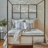 Ann Gish Ivory Sand Queen Beach Stripe Duvet Set