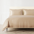 Ann Gish Gold Pumice Queen Coin Duvet Set