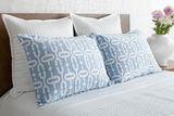 Ann Gish Blue King Doorknocker Duvet Set