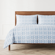 Ann Gish Blue Queen Doorknocker Duvet Set
